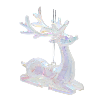 ORNAMENT PENTRU BRAD REN OPALIZANT 8 x 9 CM *5881