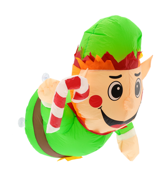 INFLATABLE ELF FOR WINDOW LED 90 CM