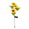 SOLAR LAMP H 70 CM SUNFLOWER 30 LED WARM WHITE DISPLAY=12PCS