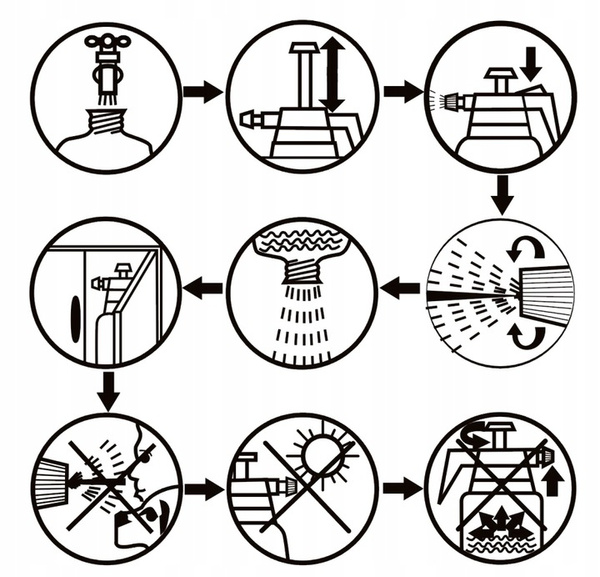 PULVERIZATOR COMPRESOR 1 L 