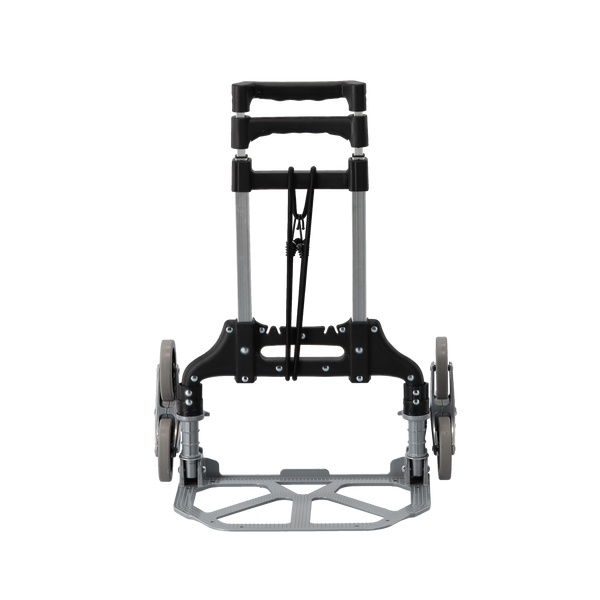 WÓZEK SCHODOWY TRÓJKOŁOWY SKŁADANY ALUMINIOWY 47,5 x 47,5 x 100 CM UDŹWIG: 35 KG / 70 KG 