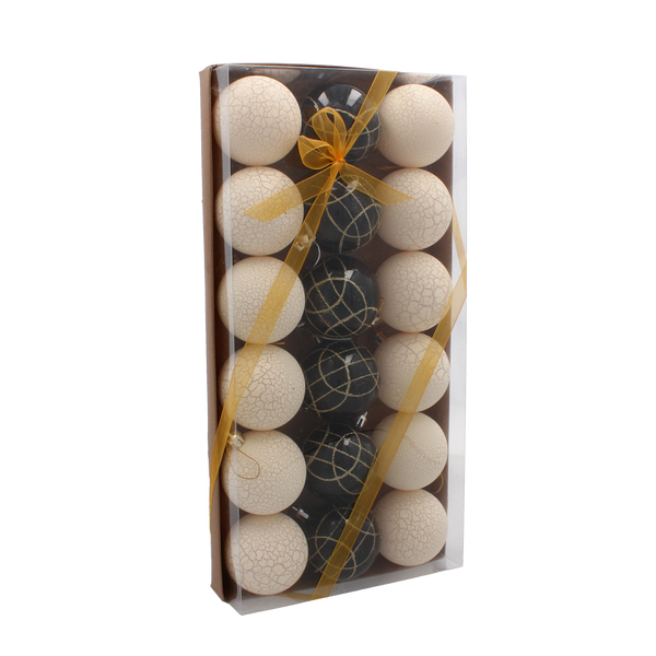 Set de 18 globuri de Crăciun de 6 cm *5454