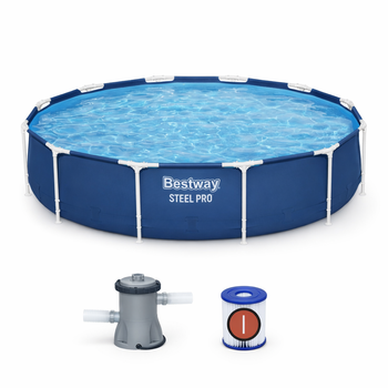 PISCINA CADRU 366 x 76 CM (PISCINA, POMPĂ DE FILTRARE, FILTRU)