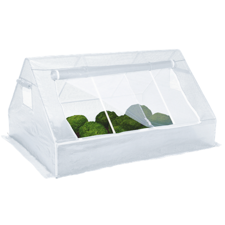 Small White Garden Greenhouse 180 x 140 x H94 cm