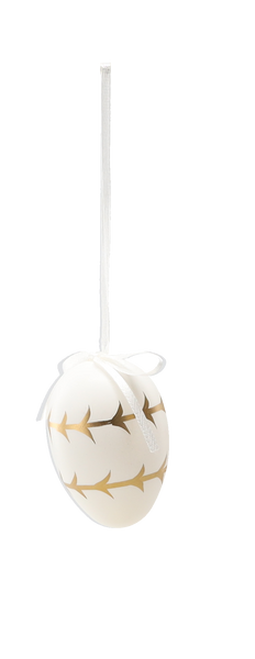 KPL. 6 VELIKONOČNÍCH VAJÍČEK 6 CM S ZÁVESNOU ŠŇŮROU MIX BARVY *9410