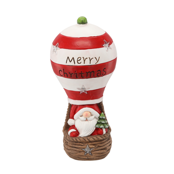 FIGURKA BOŽONAR. - MIKULÁŠ V BALÓNE 20 X 20 X 43 CM LED *0998