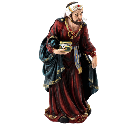 ZESTAW FIGUR BOŻONARODZ. 11 EL. DO 105 CM polyresin