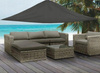 BEIGE TRIANGULAR SUNSHADE SAIL 3,6 X 3,6 X 3,6M