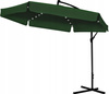 PARASOL OGRODOWY 3 M ZIELONY "BANANA" Z POKROWCEM Z LED *1510