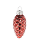 KPL. 12 BOMBEK CHOINKOWYCH SZKLANYCH - SZYSZKI 2,7 x 5,9 CM MIX KOLORÓW *2119