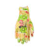GARDEN GLOVES "8" PATTERN, POLYESTER WITH POLYURETHANE PACKET=12