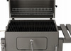 LARGE CHARCOAL GARDEN GRILL WITH LID, CAST IRON GRATE AND CASTORS 114,5 x 60 x 108 CM