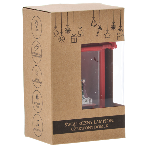 CHRISTMAS DECORATION LED - RED HOUSE