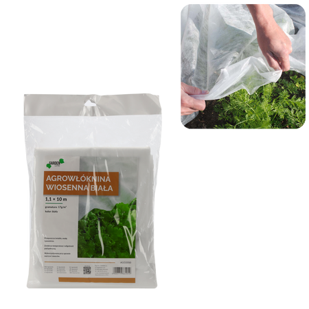 AGROTEXTIL 1.1 x 10 M JARNÍ BÍLÝ 17g *2050