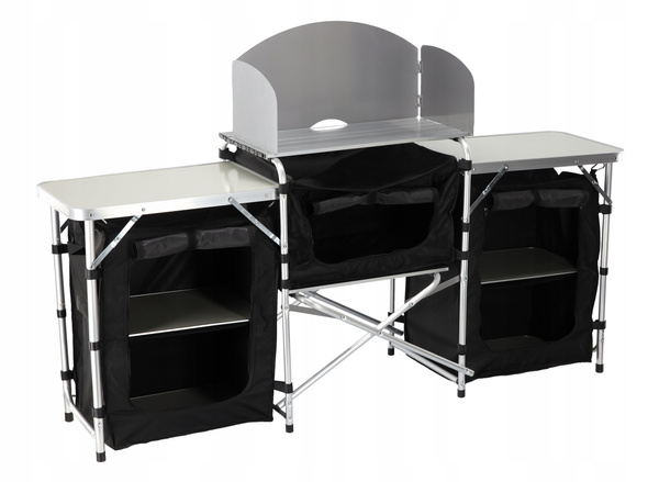 FOLDING CAMPING KITCHEN 175 x 40 x 111 CM