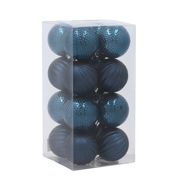 KPL. 16 BOMB 4 CM DARK BLUE / BEIGE GOLD *3962