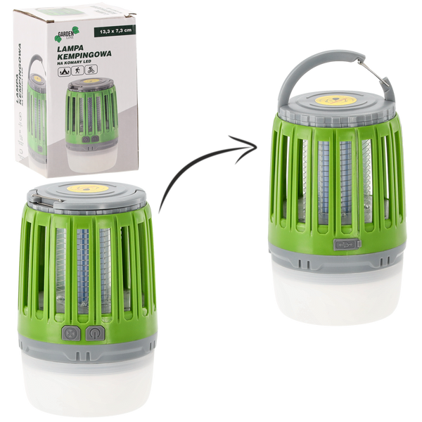 LAMPA KEMPINGOWA NA KOMARY LED *3414