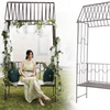 GARDEN PERGOLA WITH BENCH