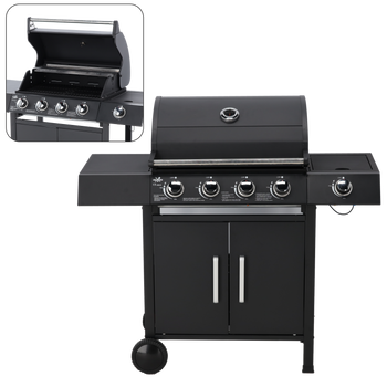GAS GRILL 4+1 WITH REDUCER 13 kW
