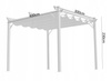 PERGOLA OGRODOWA SZARA 2,95 x 3,95 x 2,3 m