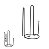 SUPORT PENTRU PROSOAPE DIN HÂRTIE METALIC NEGRU *7821
