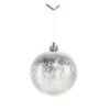 Set de 6 ornamente de Crăciun 8 cm roșu/auriu/silver *7276