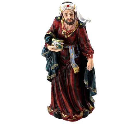 ZESTAW FIGUR BOŻONARODZ. 11 EL. DO 105 CM polyresin