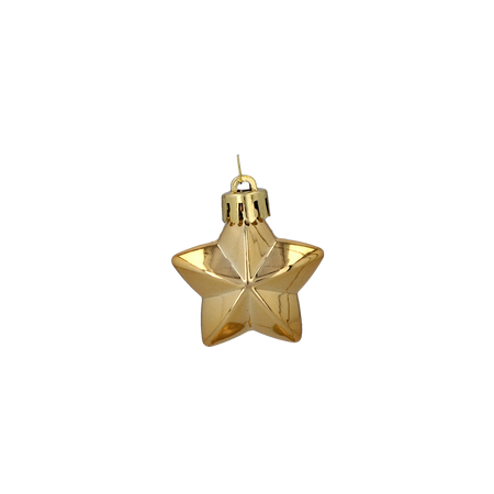 KPL. 60 DECORAȚIUNI DE BRAD ROȘU/AURIE/SRĂLIE MIX DE MODELE *7597