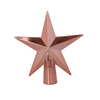 TREE TOPPER 15 CM STAR OLIVE/COPPER/GRAPHITE