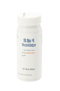 TESTER NA BAZÉN V PÁSOCH 2V1: PH, ZÁSADITOST (50 PÁSOV)