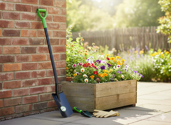 RÝĽ S OCELOVOU RÚČKOU 120 CM