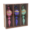 KPL. 3 DECORAȚIUNI PENTRU BRAZ - VÂRF MIX DE CULORI 17CM ambalare=12buc *7342