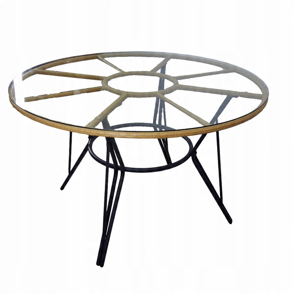 SET DE MOBILIER PENTRU GRĂDINĂ (MASĂ, 4 SCAUNE) - MARO, PERNITE - GRI *7503