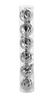 KPL. 6 BŁYSZCZĄCYCH BOMBEK 6 CM CZERWONY/ZŁOTY/SREBRNY *7108