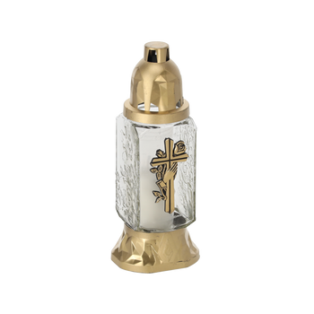 CANDLE 25.5CM/28H 494APL6431 GOLD PACK=*1431