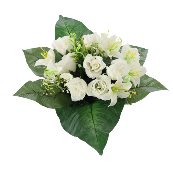 BOUQUET CH-22 ( WIDTH 40 CM, HEIGHT 30 CM) LILY MIX COLOR