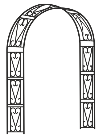 Záhradná pergola 150 x 40 x 250 cm *0678