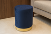 PUFA ROTUNDA 28 X 42 CM ALBASTRU ÎNTUNECAT *4286