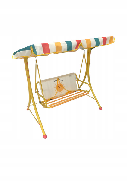 DVOJITÁ ZAHRADNÍ HOUPAČKA 117 x 73 x 107 CM S STŘECHOU *1128