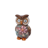 GARDEN FIGURINE - OWL WITH GLOWING EYES 13,5 x 12 x 20,4 CM LED pack=2 pcs