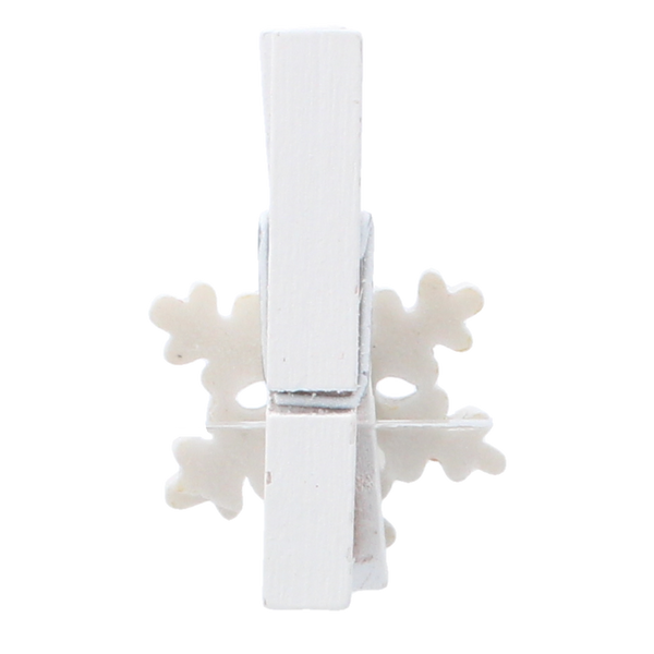 KPL. 8 OZDÓB BOŻONARODZENIOWYCH Z KLIPSEM MIX WZORÓW 3 x 3 CM opak=16kpl *8600