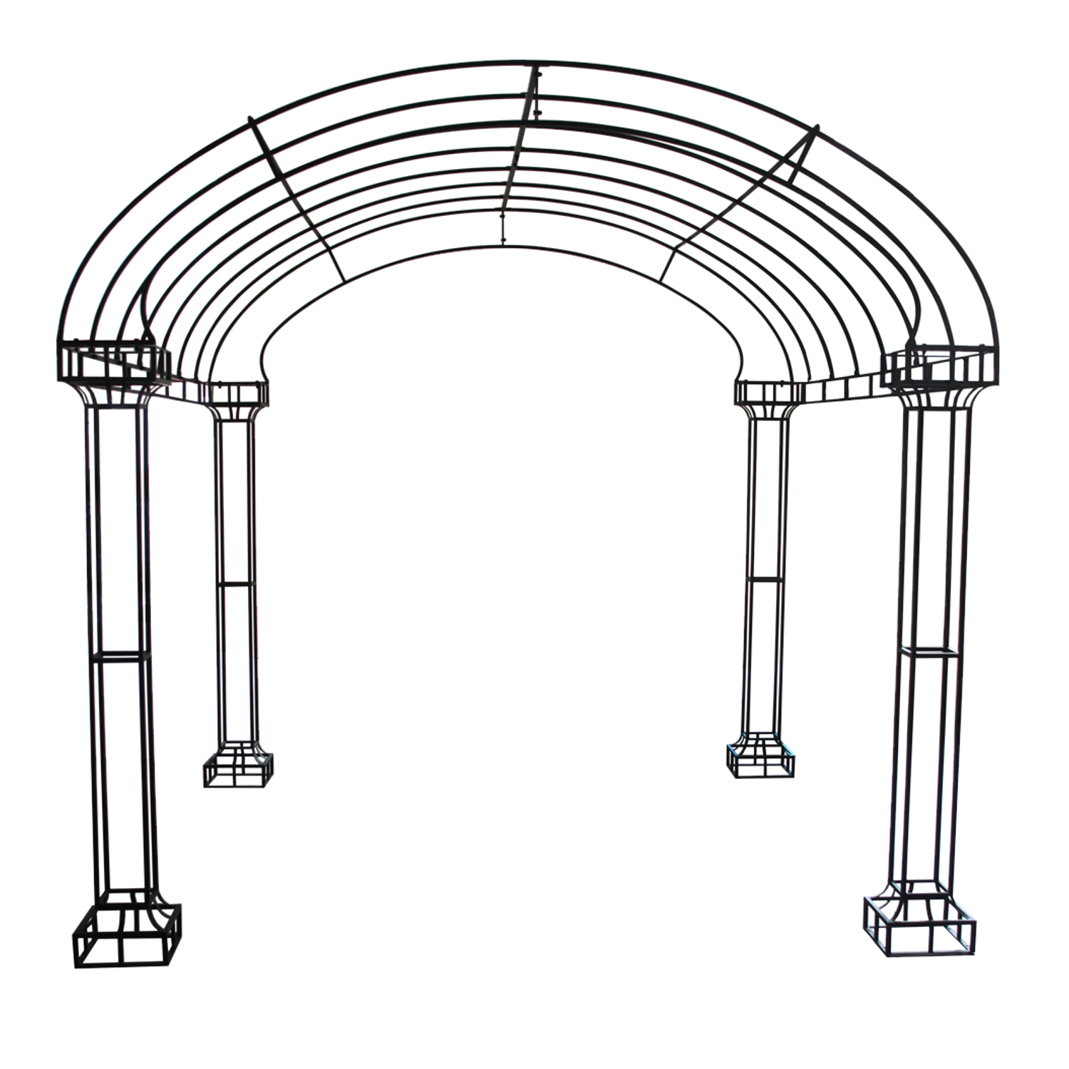 ALTANA OGRODOWA 300 x 300 x 288 CM ŁUKOWA ANTYCZNA CZERŃ pol_pl_ALTANA-OGRODOWA-300-x-300-x-288-CM-LUKOWA-ANTYCZNA-CZERN-8192-9020_1