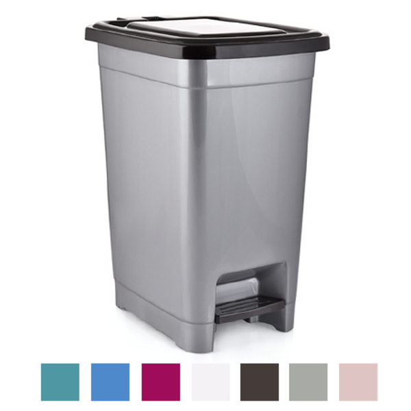 COȘ DE GUNOAIE SLIM 25L CU PEDALĂ *0963