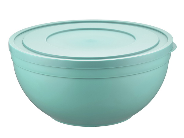 ROUND BOWL SANDY HIGH FROSTED WITH LID 2.5L