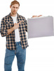 TOURIST FOLDING TABLE WHITE 60x40x26,5 CM