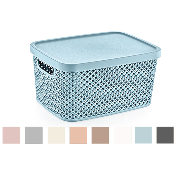 BASKET DIAMOND WITH LID 7L