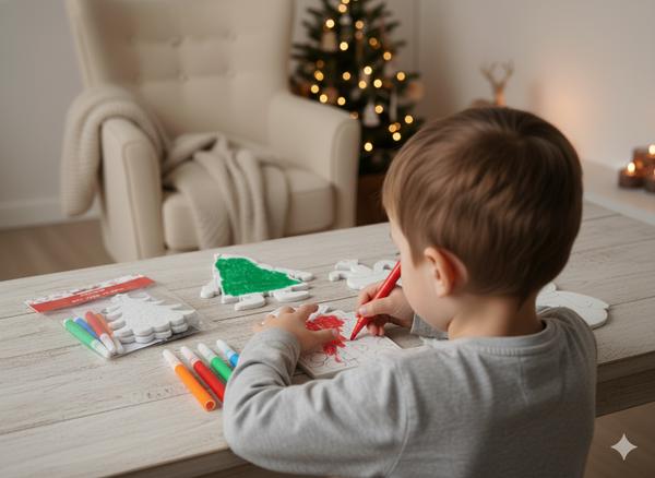 KPL. 3 OZDÓB BOŻONAR. 10 CM DO ZAWIESZENIA "ZRÓB TO SAM" Z 4 PISAKAMI MIX 6 WZORÓW *8952