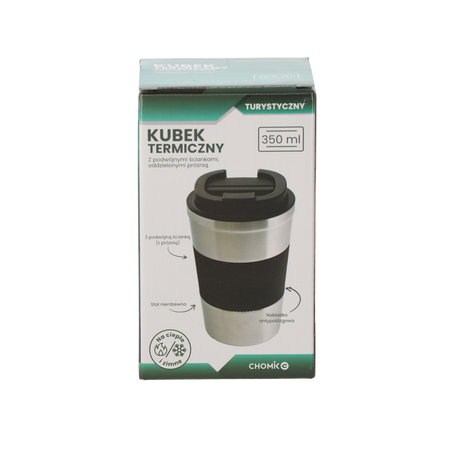 TERMOSKA 350 ML TURISTICKÁ S PROTIŠMYKOVÝM KRYTOM *4040