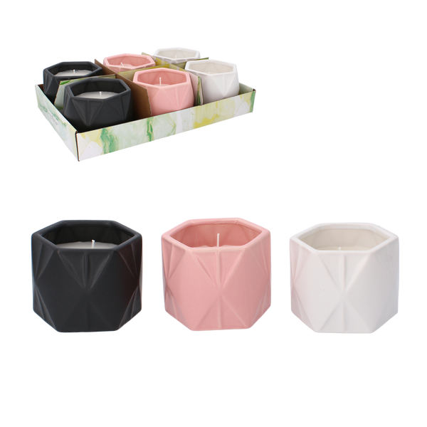 Sprețină decorativă citronella "LOKSA" 11,5 X 9 CM MIX CULOARE disp=6buc *7393