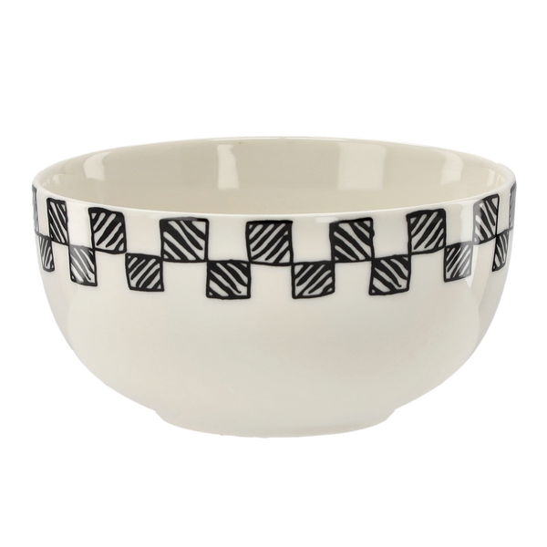 MISKA PORCELANOWA 550 ML "BLACK-WHITE" opak=4szt *7384